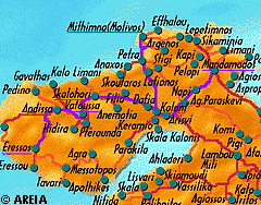 Map of Lesvos