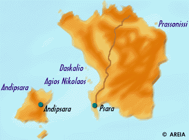 Map of Psara