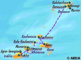 Map of Small Cyclades