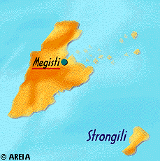 Map of Kastelorizo