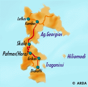 Map of Patmos