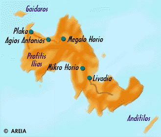 Map of Tilos